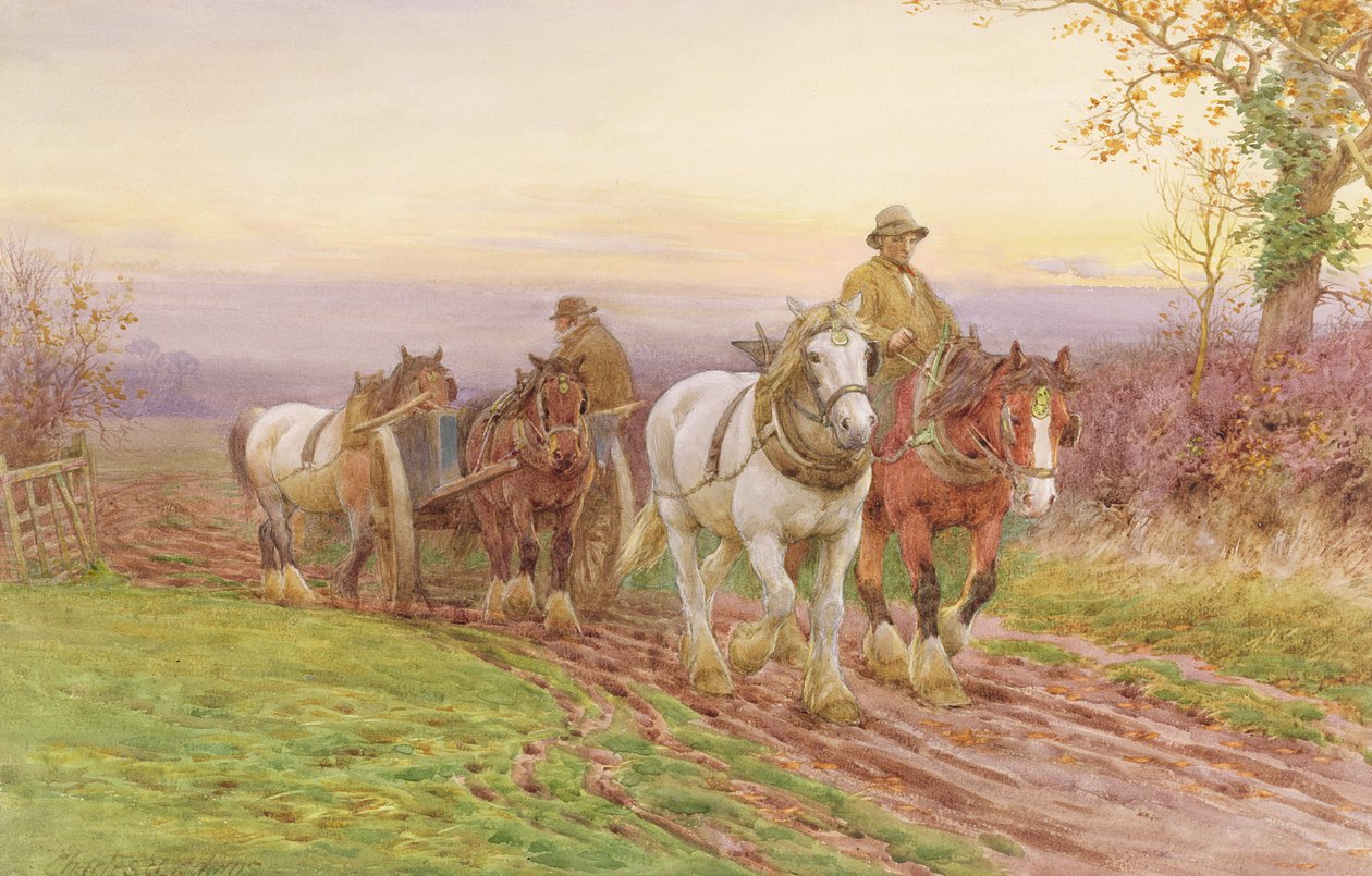 Quando il lavoro del giorno è finito da Charles James Adams
