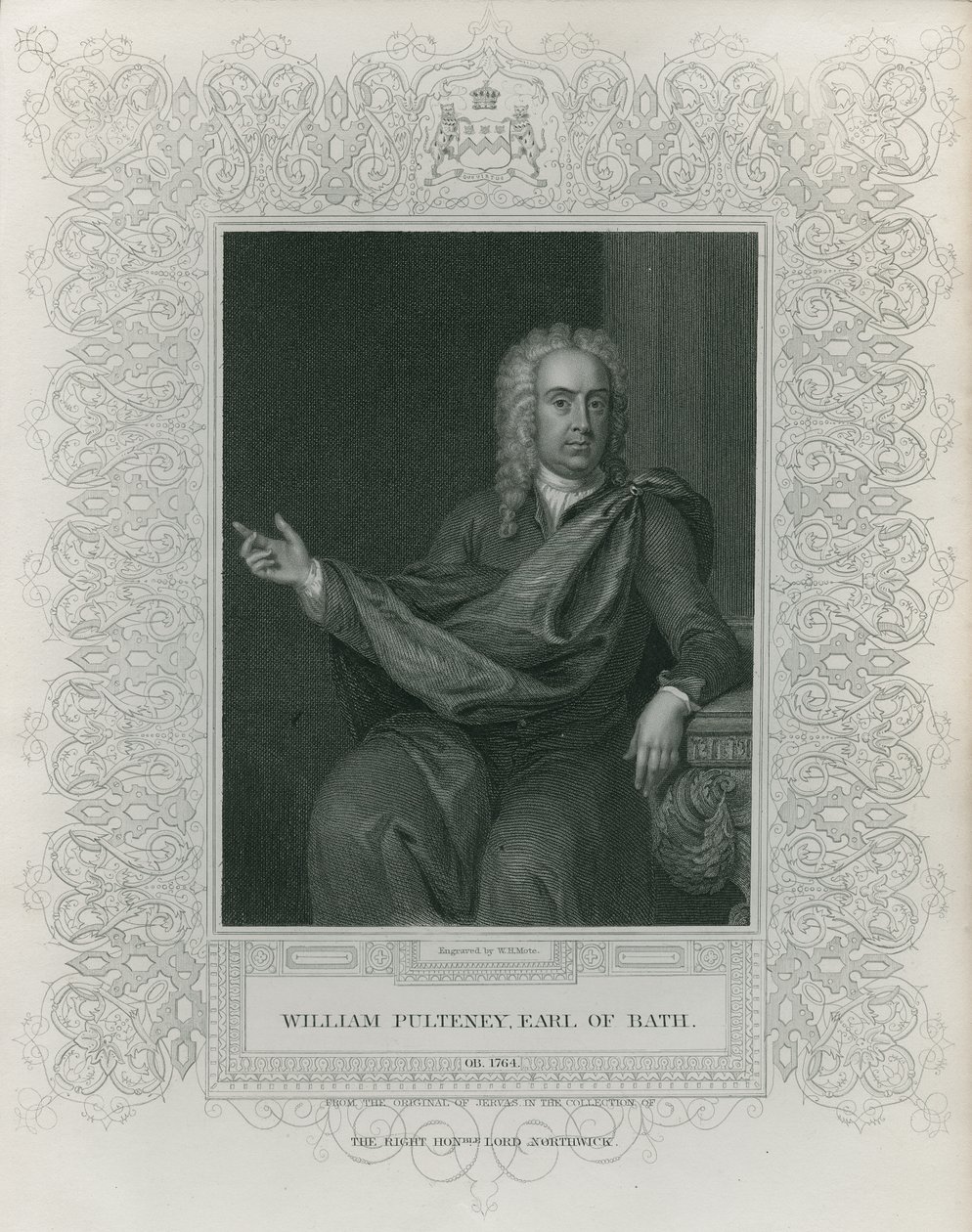 Sir William Pulteney, Conte di Bath da Charles Jervas