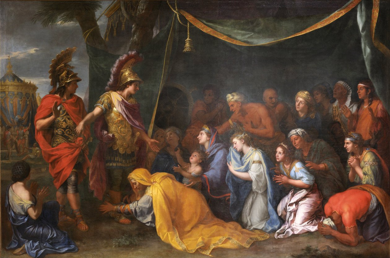 Le regine di Persia ai piedi di Alessandro, detta anche la tenda di Dario da Charles Le Brun