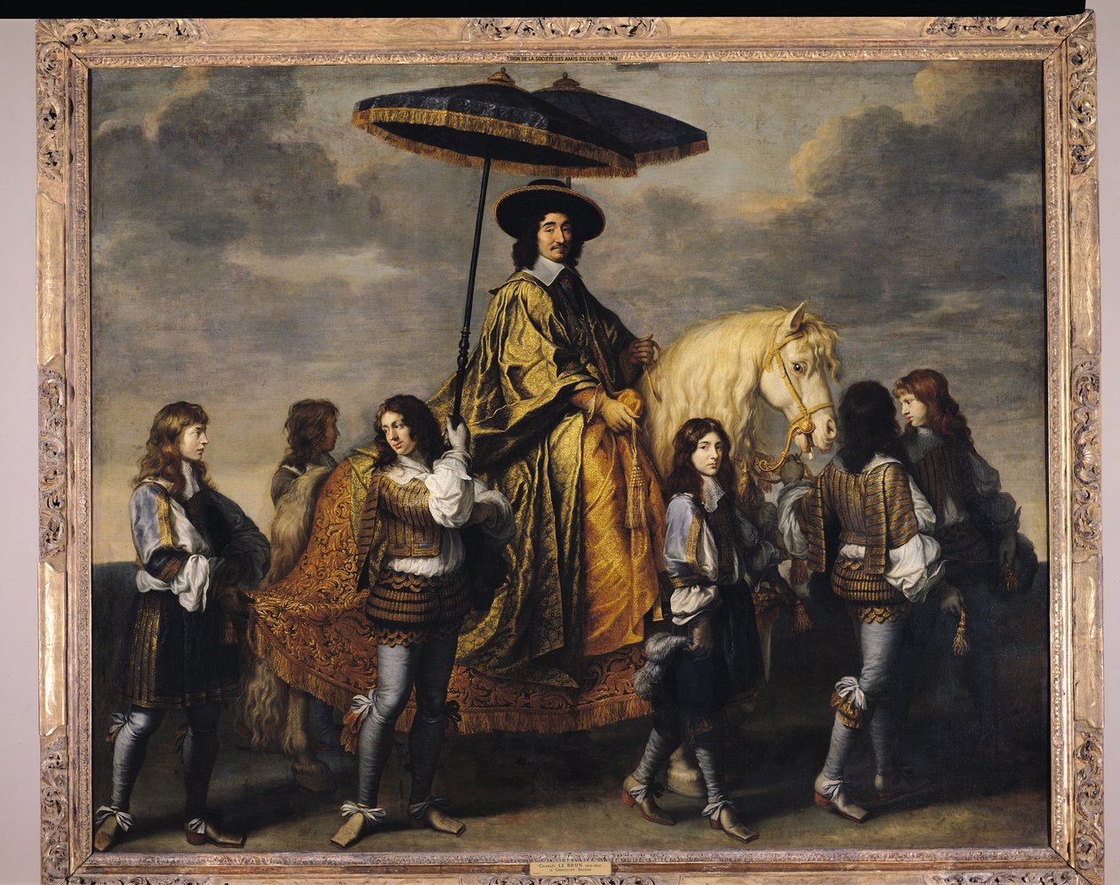 Il Cancelliere Seguier da Charles Le Brun