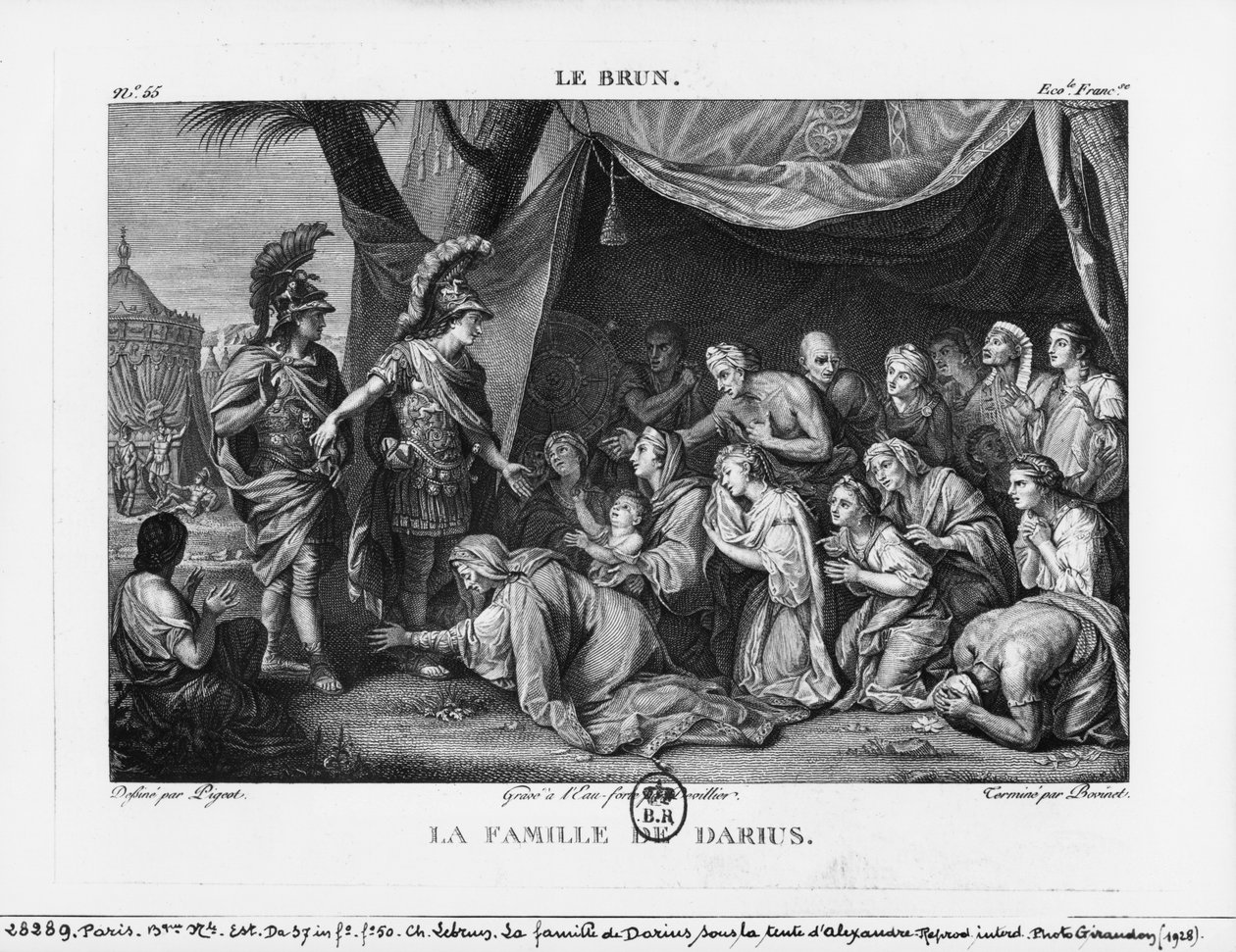 La Famiglia di Dario davanti ad Alessandro Magno da Charles Le Brun