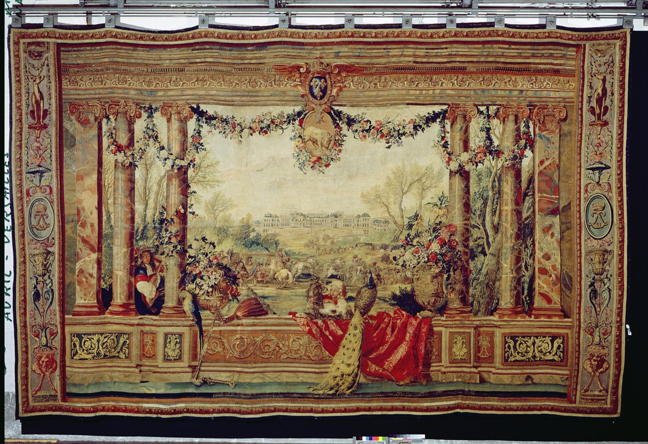 Il mese di aprile, Castello di Versailles, dalla serie di arazzi 