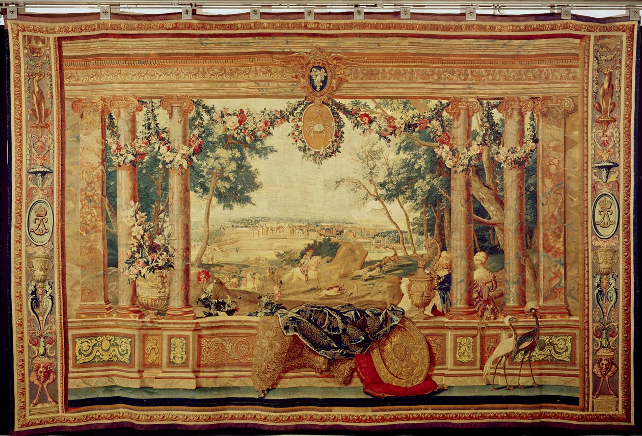 Il mese di giugno, Castello di Fontainebleau, dalla serie di arazzi 