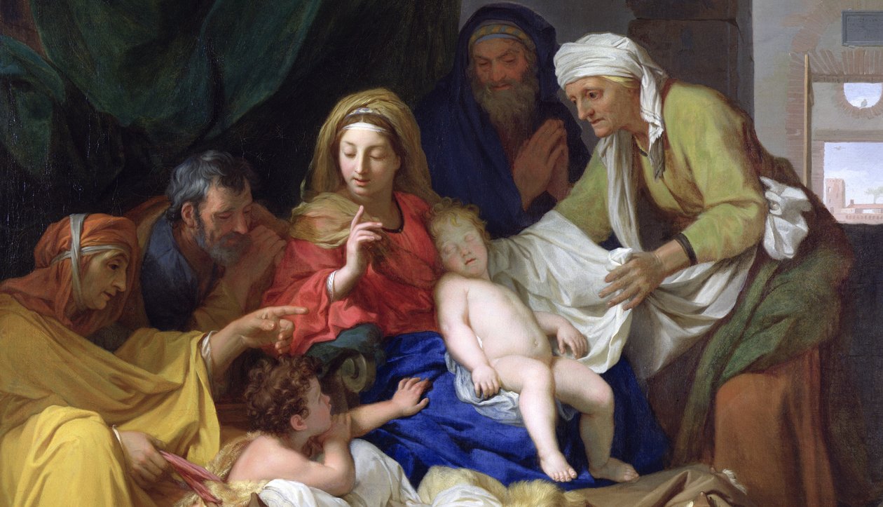 Il Cristo dormiente, 1655 (dettaglio) da Charles Le Brun