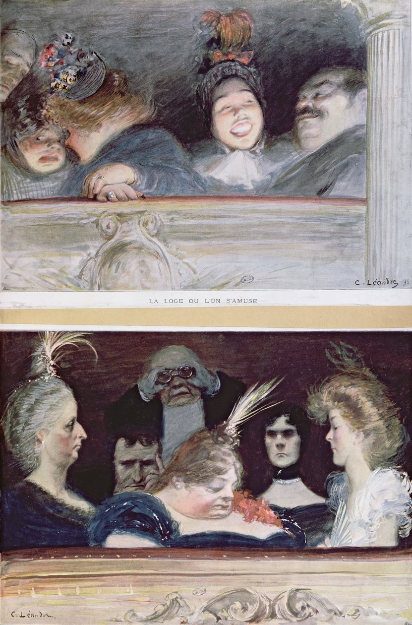 Allegria e noia, 1898 da Charles Leandre