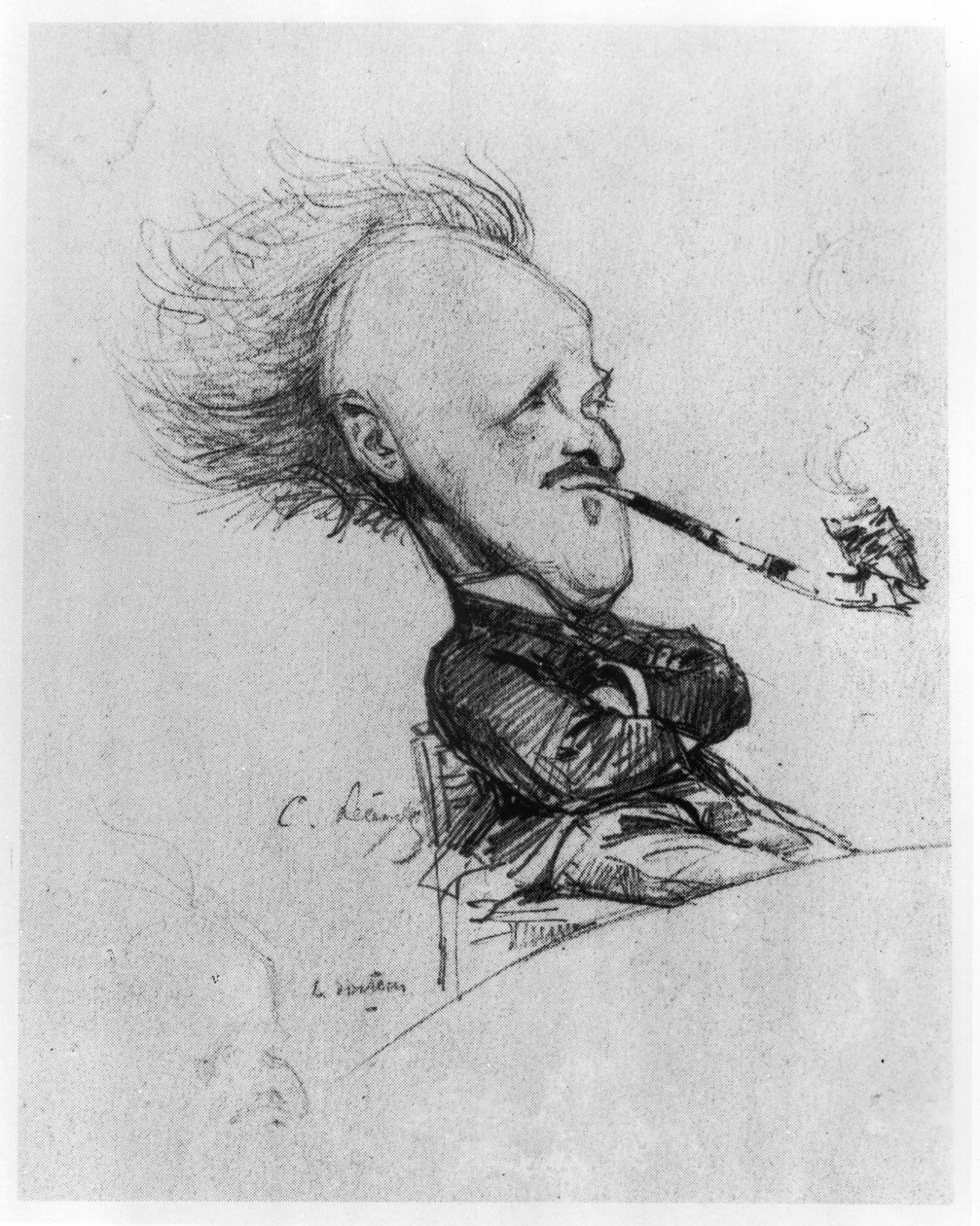 Paul Ferdinand Gachet (1862-1930) c.1887 da Charles Leandre