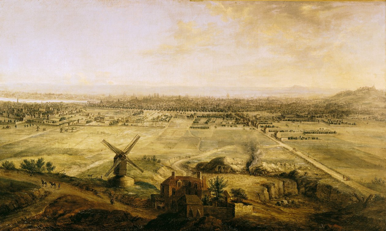 Vista di Parigi da Belleville, 1738 da Charles Leopold Grevenbroeck