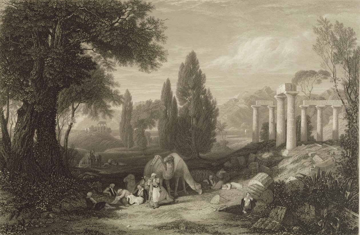 Il Sogno di Byron, inciso da James T. Willmore, 1833 da Charles Lock Eastlake
