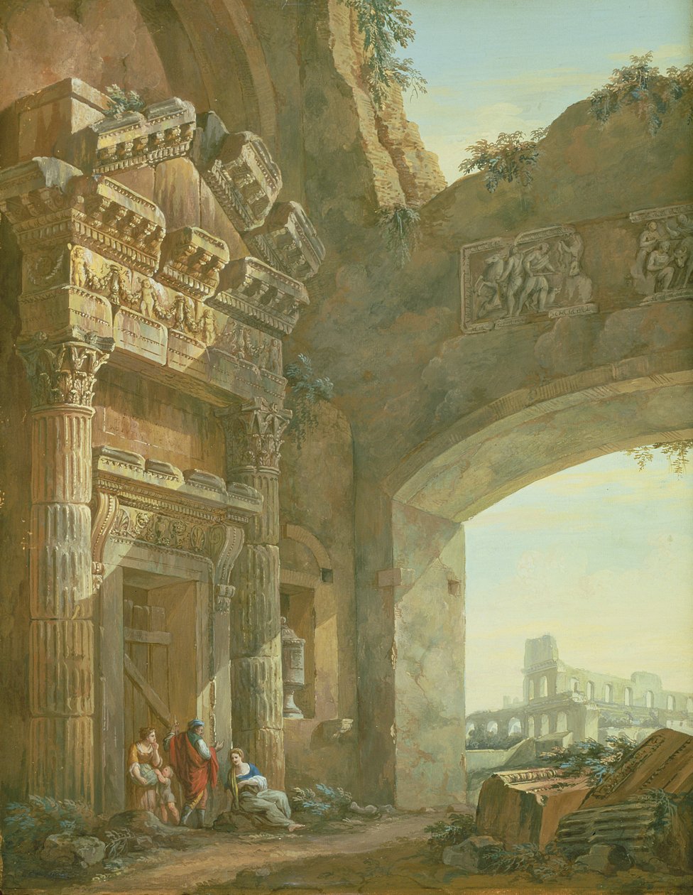 Rovine architettoniche da Charles Louis Clerisseau