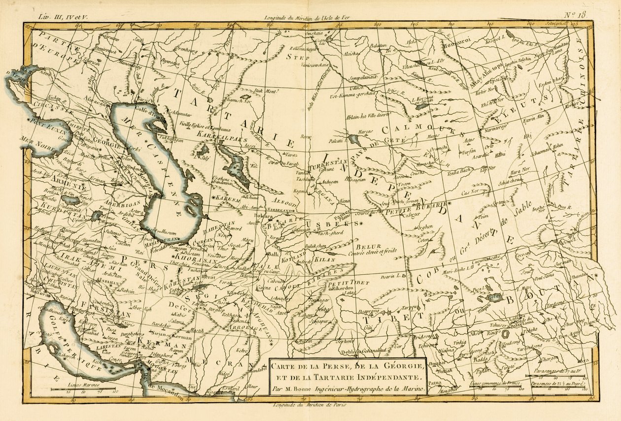 Persia, Georgia e Tartaria Indipendente, da 