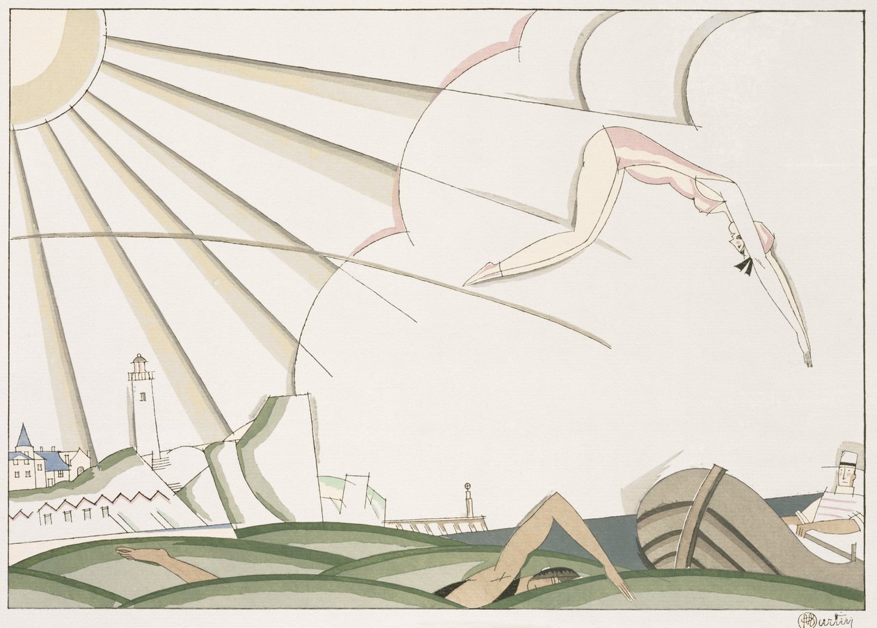 Il tuffo, c.1920 da Charles Martin