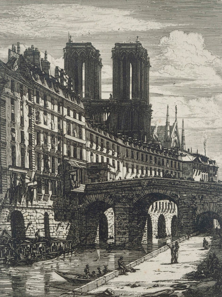 Il Petit Pont da Charles Meryon