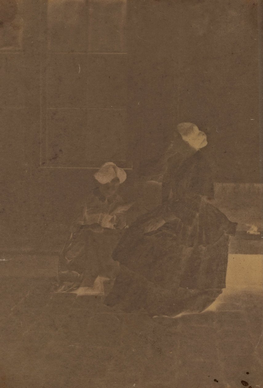 Donne in un cortile da Charles Nègre