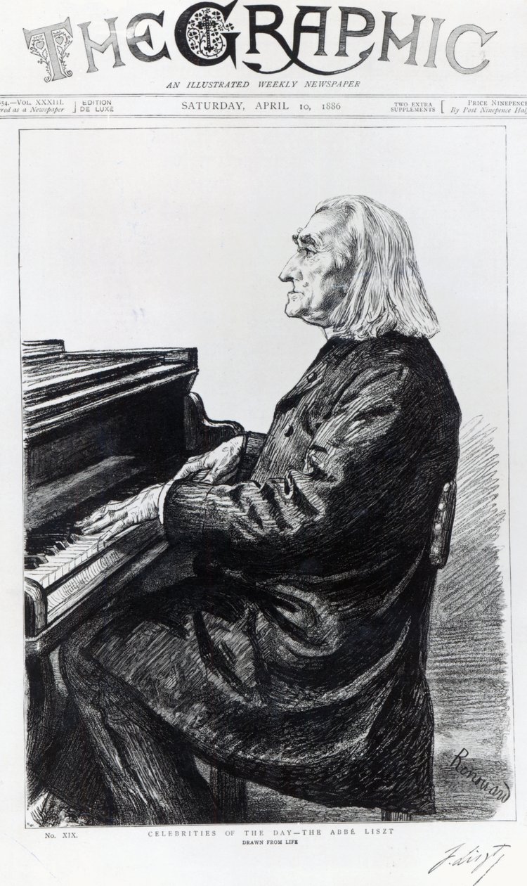 Franz Liszt, copertina di 