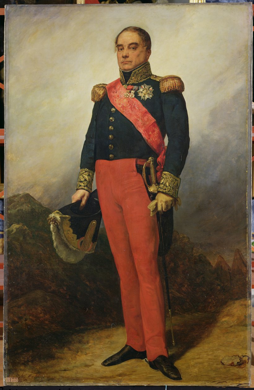 Georges Mouton (1770-1838) Conte di Lobau, 1835 da Charles Philippe Lariviere