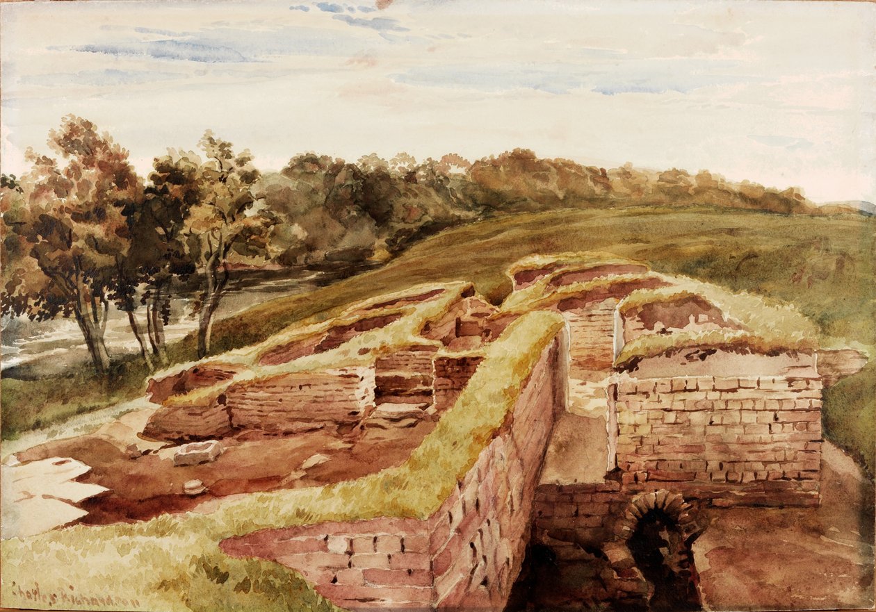 Le Terme Romane, Chesters, North Tyne (Vista Est) da Charles Richardson