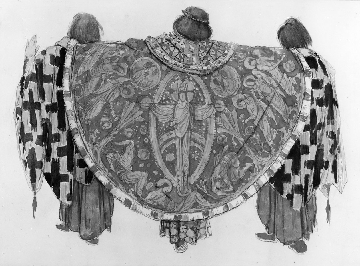 Costume design per Parsifal, c.1910 da Charles Ricketts