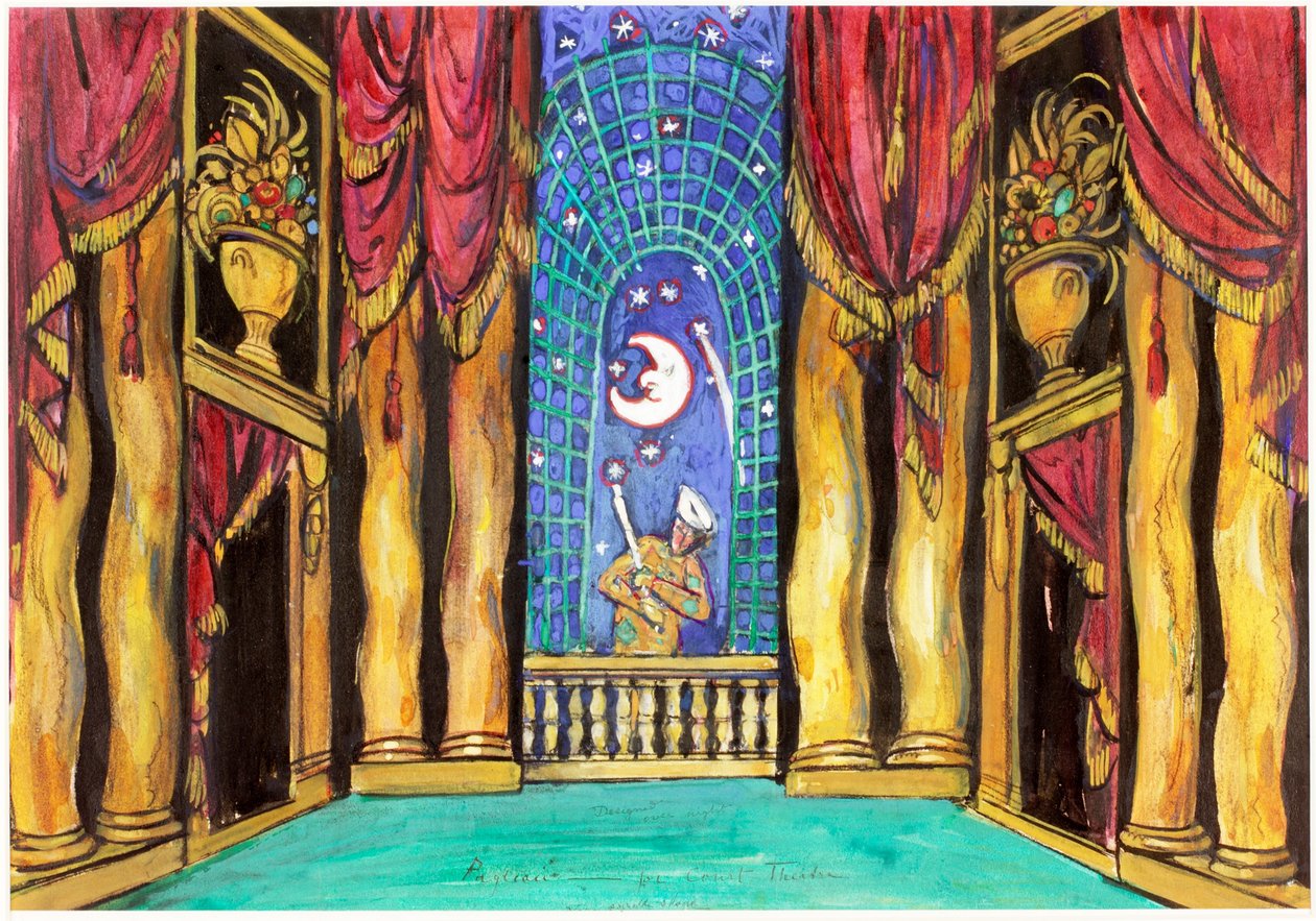 Pagliacci, scenografia per il Teatro di Corte da Charles Ricketts
