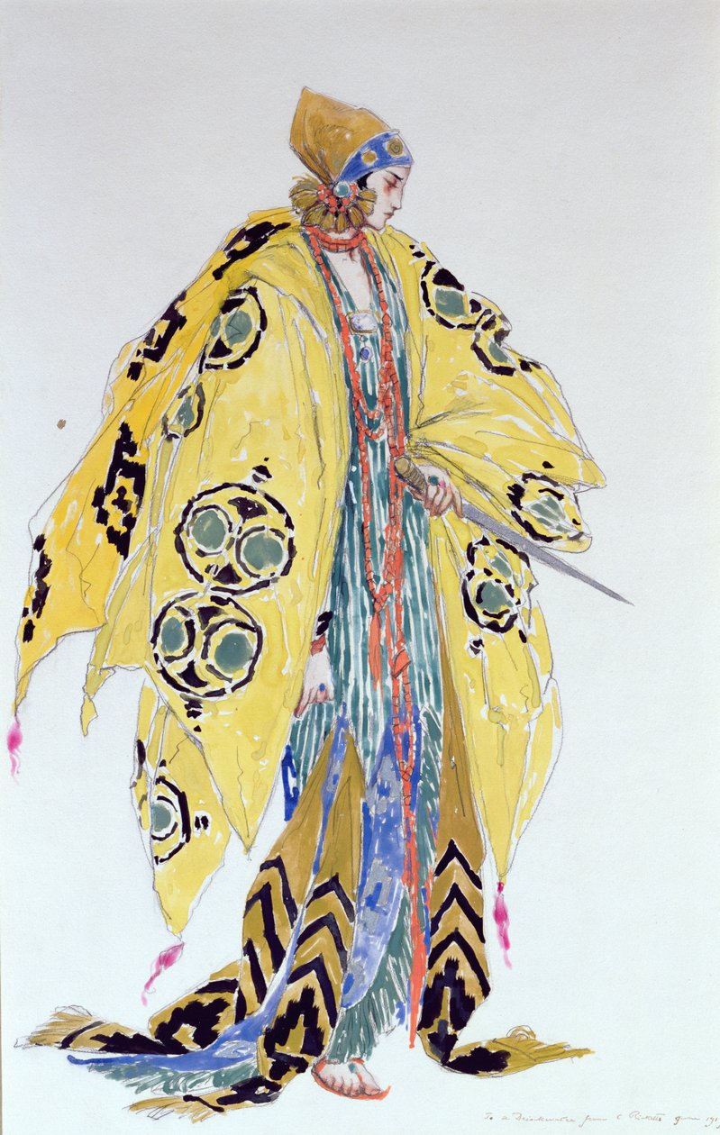 Costume teatrale, 1919 da Charles Ricketts