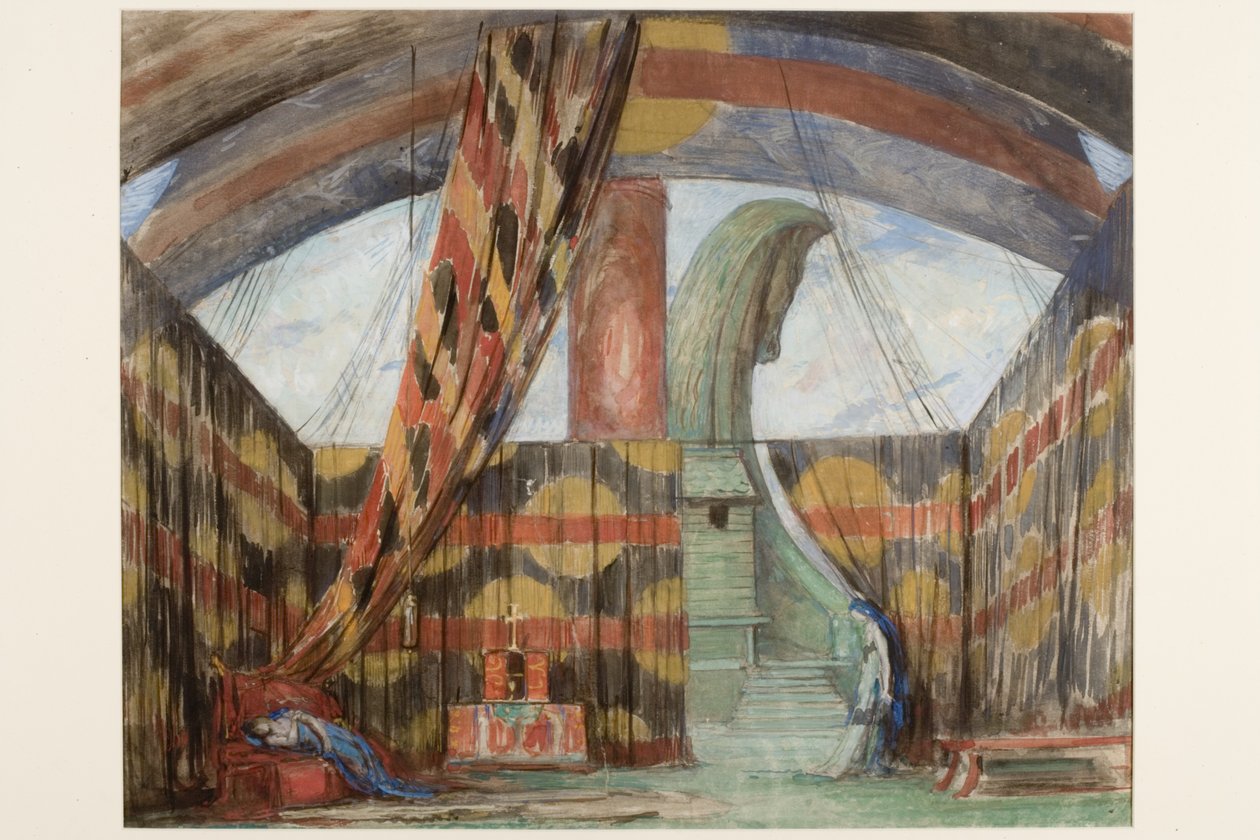 Scenografia per La sposa di Dioniso da Charles Ricketts
