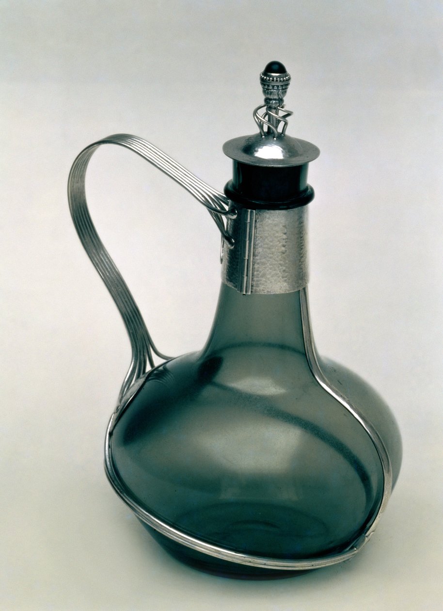 Caraffa con montature in argento, c.1904-5 da Charles Robert Ashbee