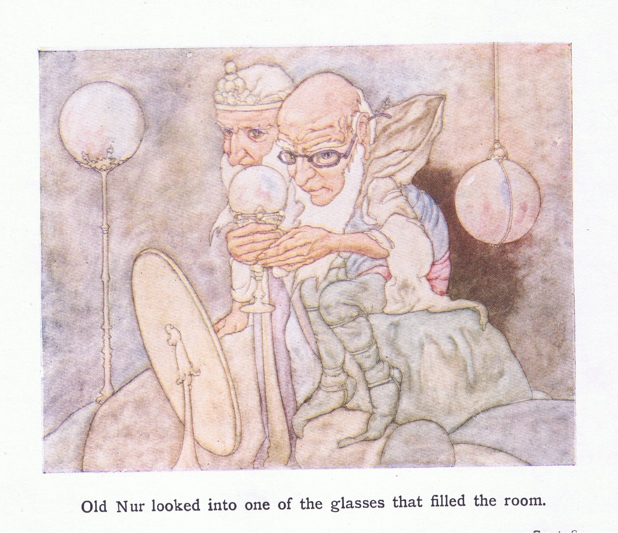 Il vecchio Nur guardò in uno dei bicchieri da Charles Robinson