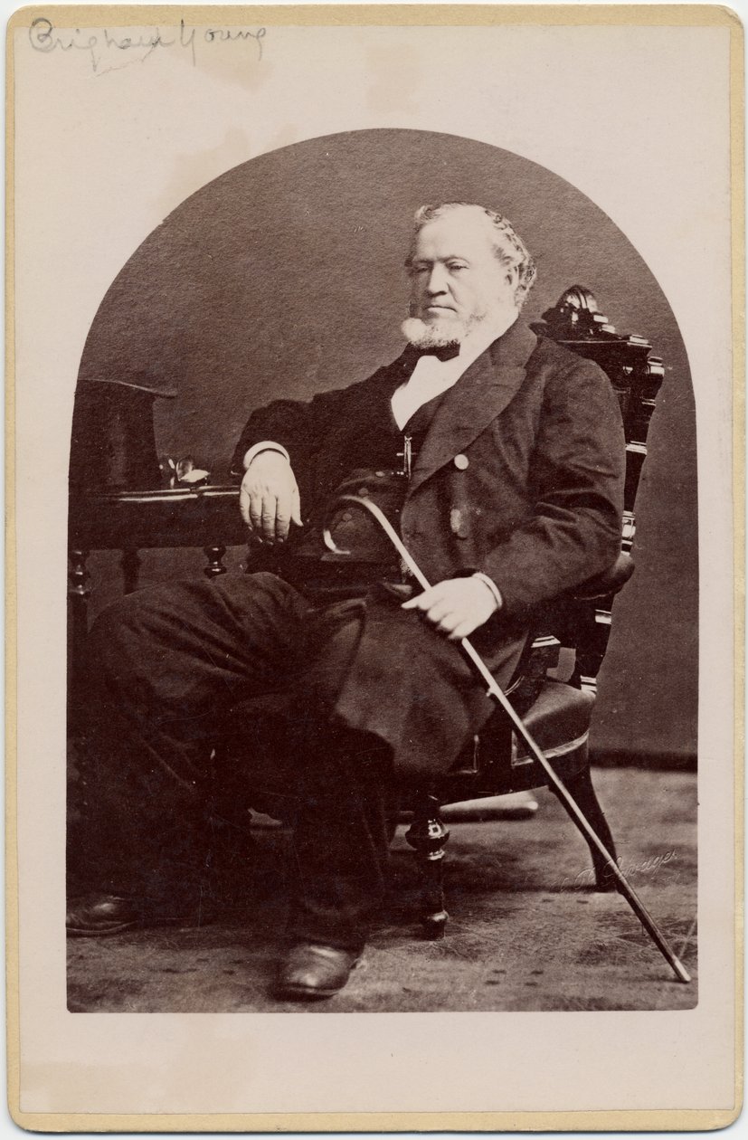 Brigham Young (1801-77), Presidente della Chiesa di Gesù Cristo dei Santi degli Ultimi Giorni da Charles Roscoe Savage