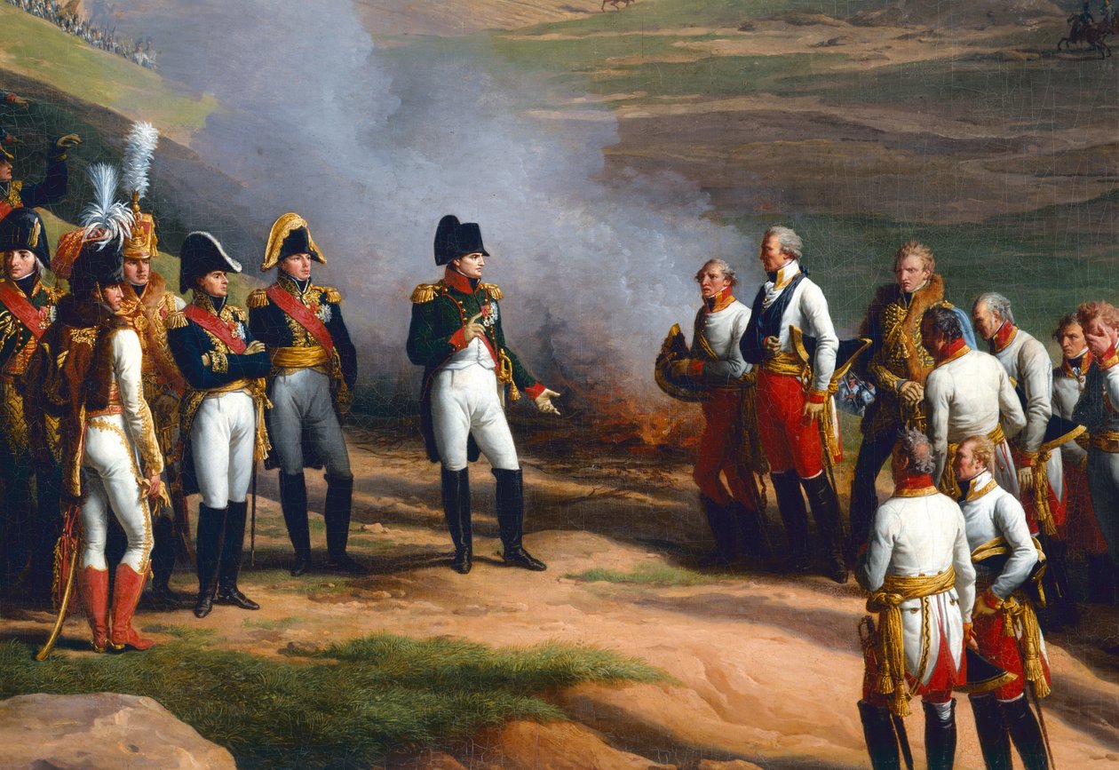 (dettaglio) La Resa di Ulma, 20 ottobre 1805 - Napoleone e i generali austriaci, 1815 da Charles Thevenin