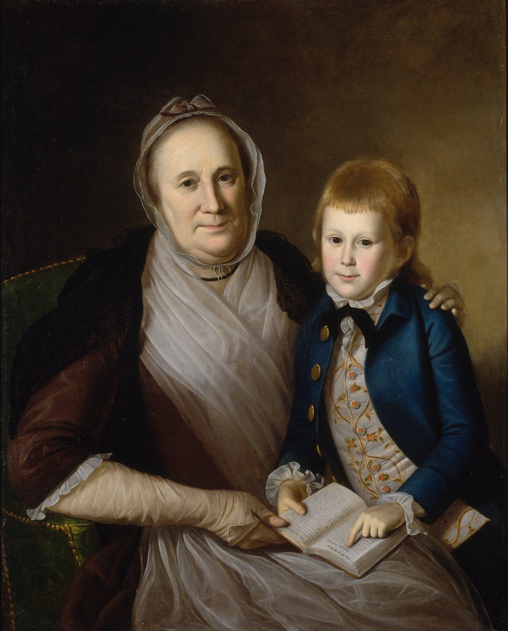Mrs. James Smith e nipote da Charles Willson Peale