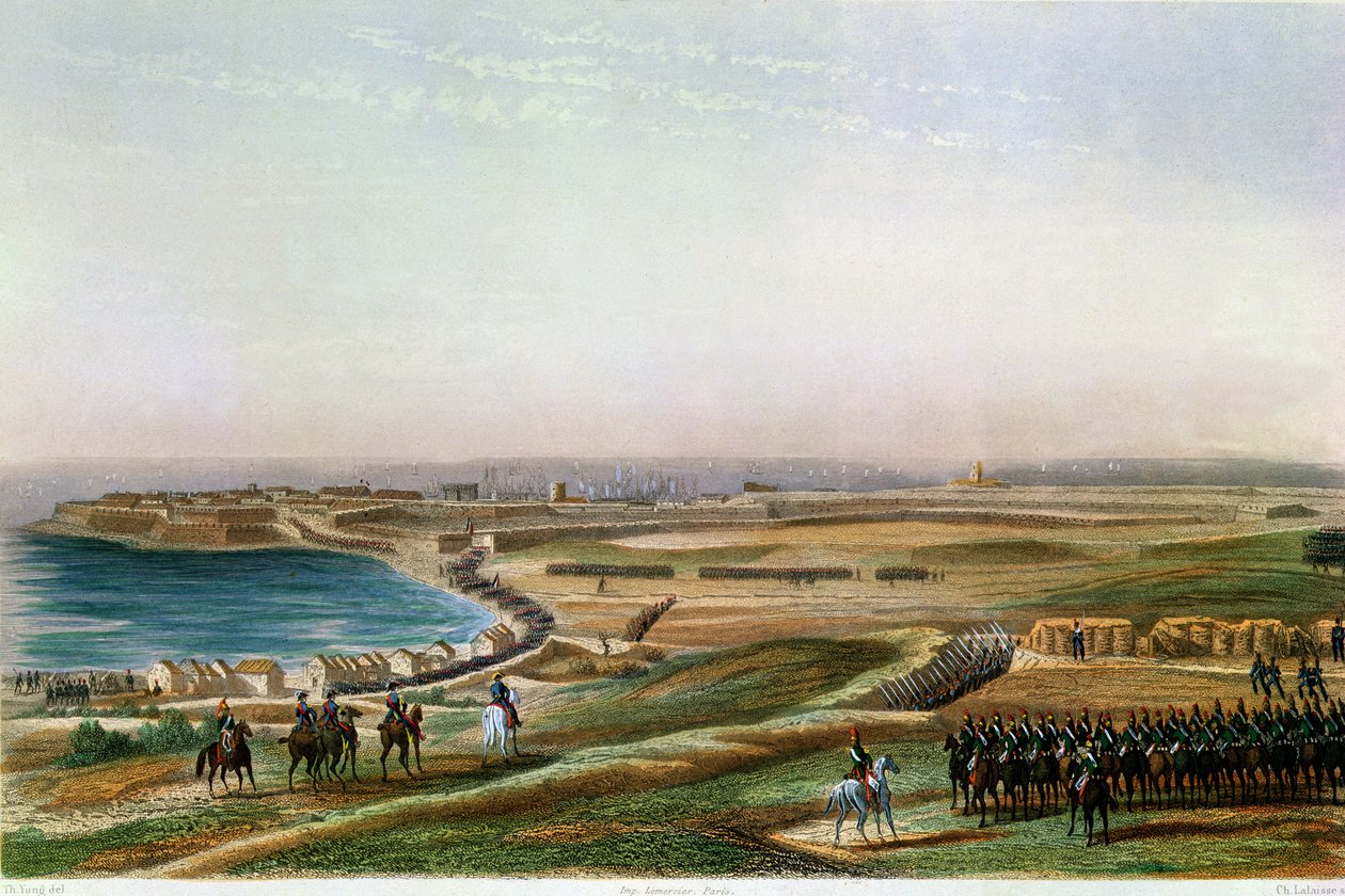 La presa di Gaeta, 19 luglio 1806 da Charles de Lalaisse