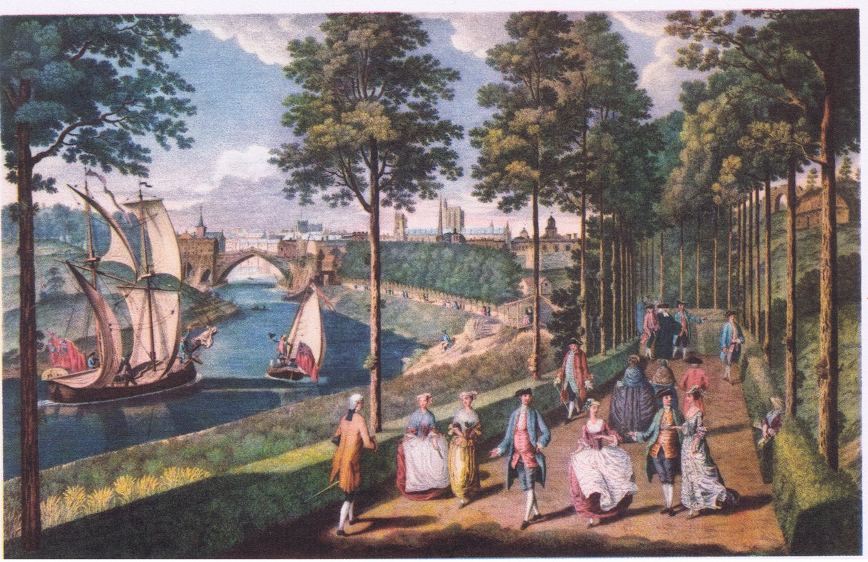 Veduta di York 1756 da Charles the Elder Grignion