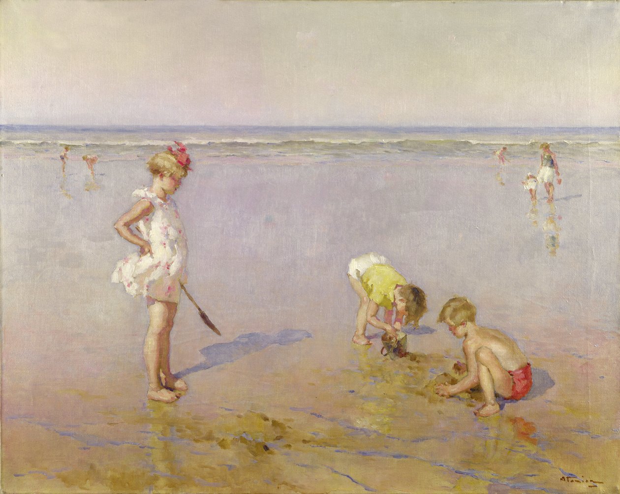 Scena di Spiaggia da Charles Garabed Atamian