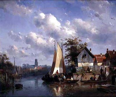 Scena Estiva da Charles Henri Joseph Leickert