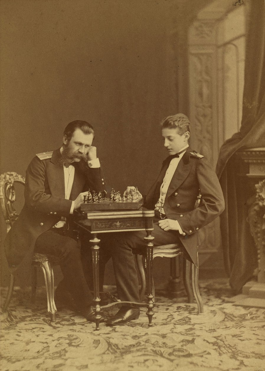 Granduca Konstantin Nikolaevich di Russia e Granduca Costantino Costantinovich di Russia da Charles Bergamasco