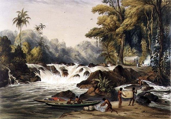 Cataratta di Natale sul fiume Berbice, da 