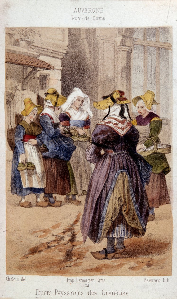 Incisione di Bour (XIX secolo, Parigi, Arti Decorative) da Charles (after) Bour