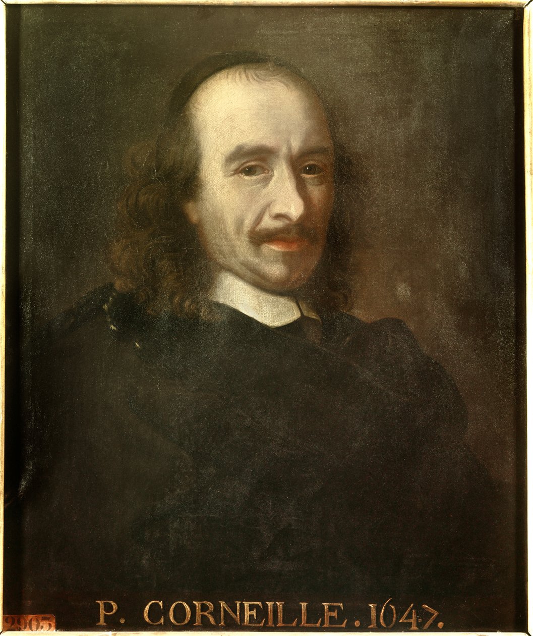 Ritratto di Pierre Corneille (1606-1684) poeta drammatico francese da Charles (after) Le Brun