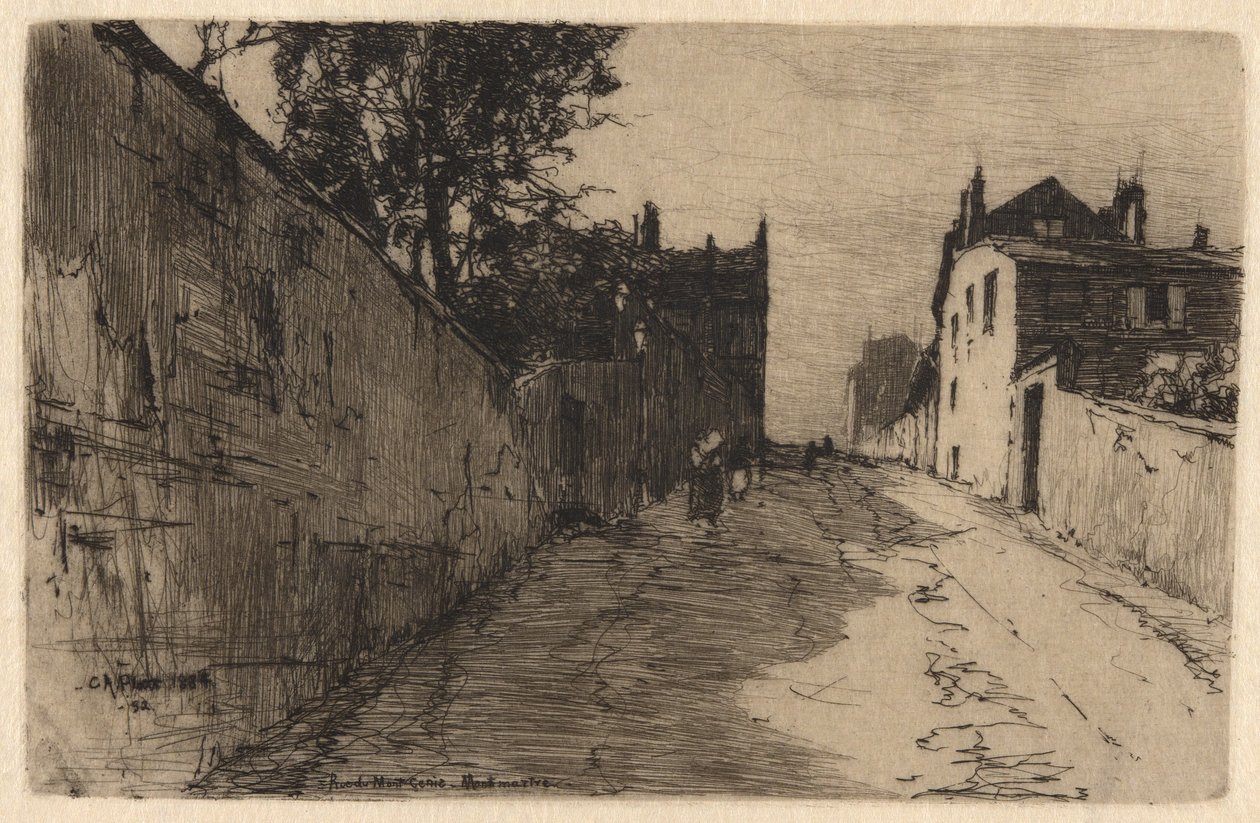 Rue de MontCenis, Montmartre da Charles A. Platt