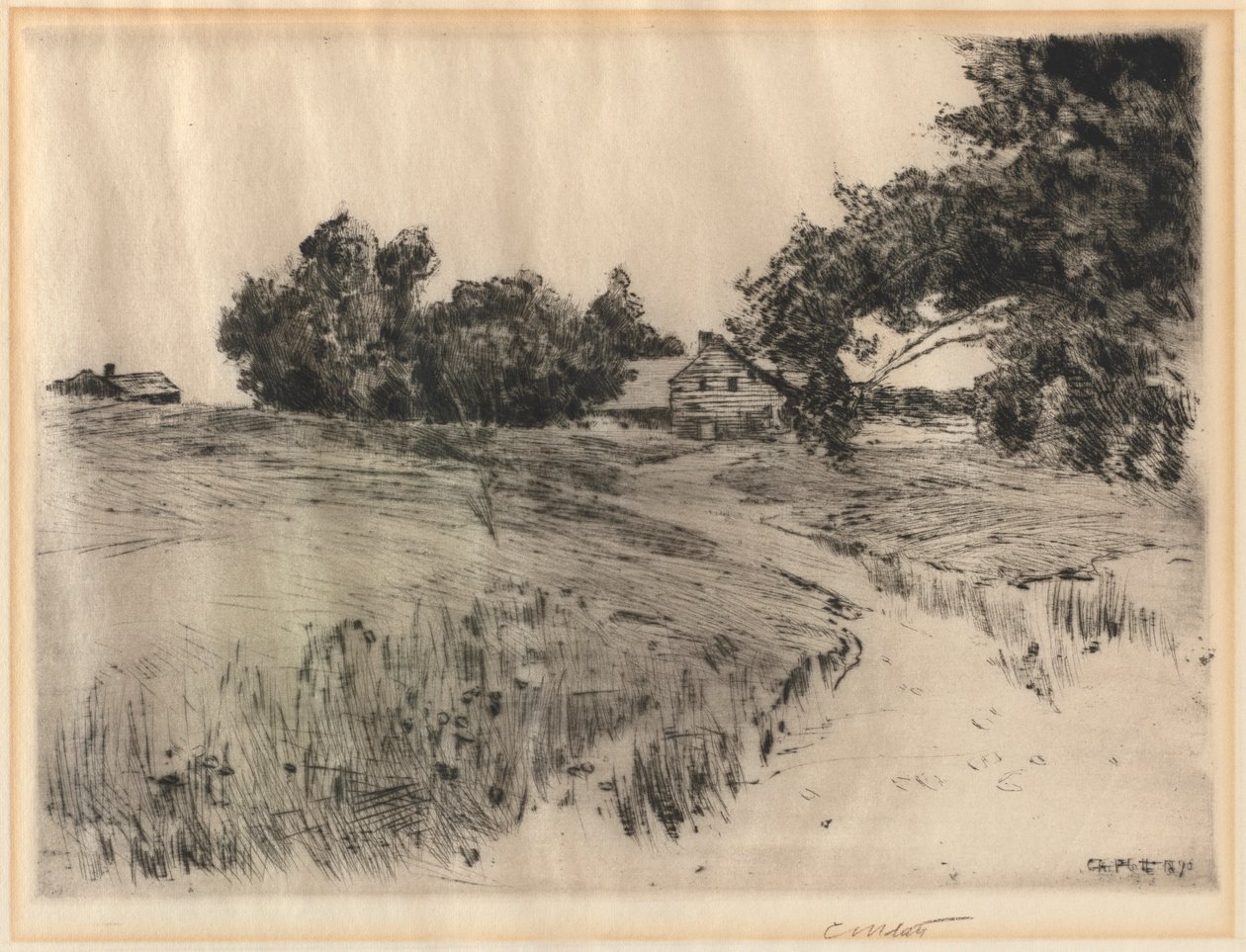 Fattoria di Cape Ann, 1890 da Charles Adams Platt