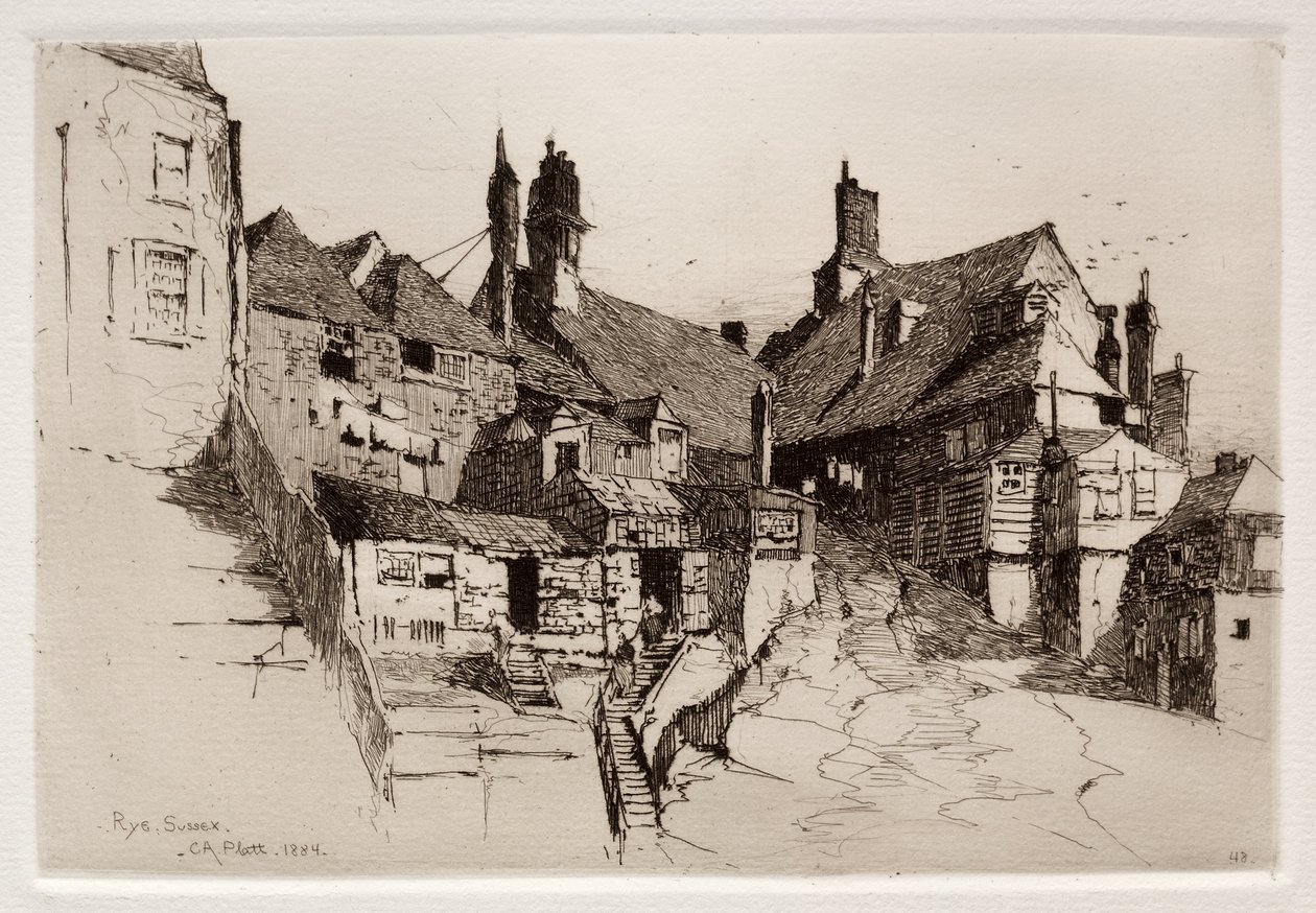 Rye, Sussex, Inghilterra da Charles Adams Platt