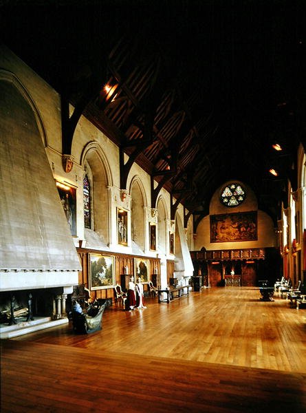 La Sala dei Baroni, Castello di Arundel da Charles Alban Buckler
