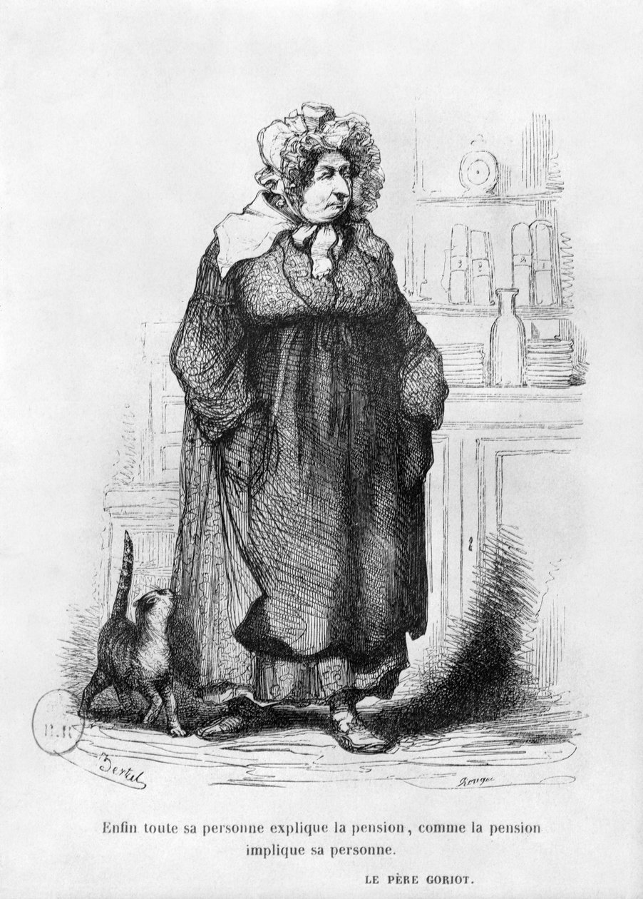 Madame Vauquer, illustrazione da 
