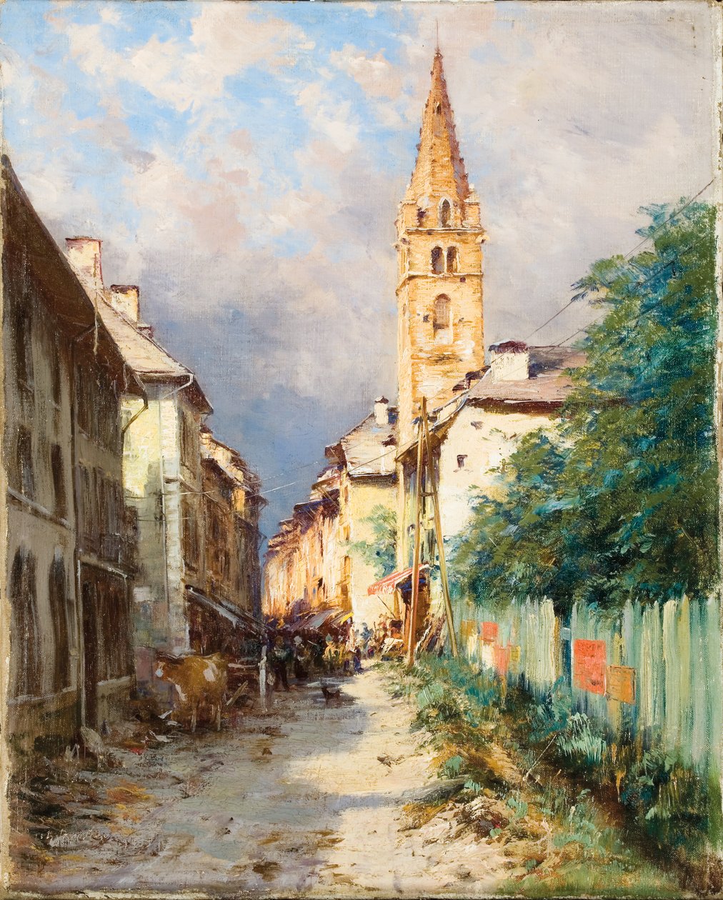 Strada a Barcelonette da Charles Alexandre Bertier