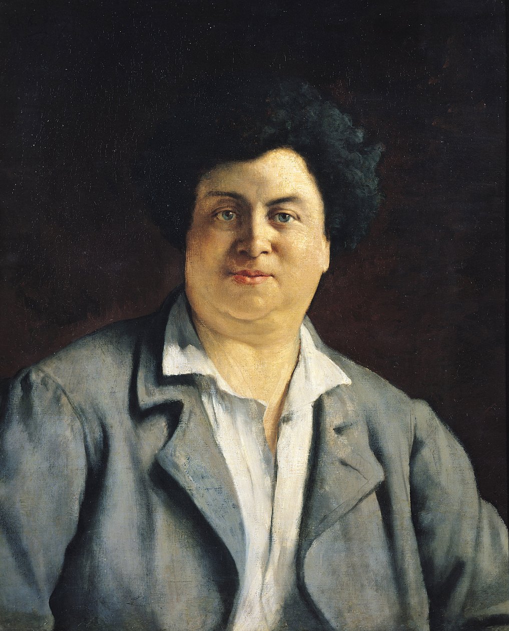 Ritratto di Alexandre Dumas padre (1802-70), 1878 da Charles Alphonse Paul Bellay