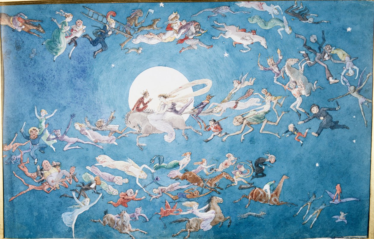 Una Danza Intorno alla Luna da Charles Altamont Doyle