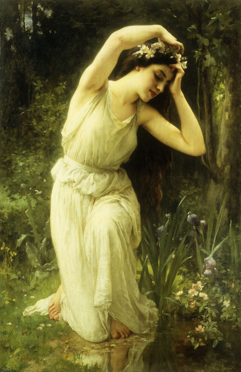 Una Ninfa nella Foresta da Charles Amable Lenoir