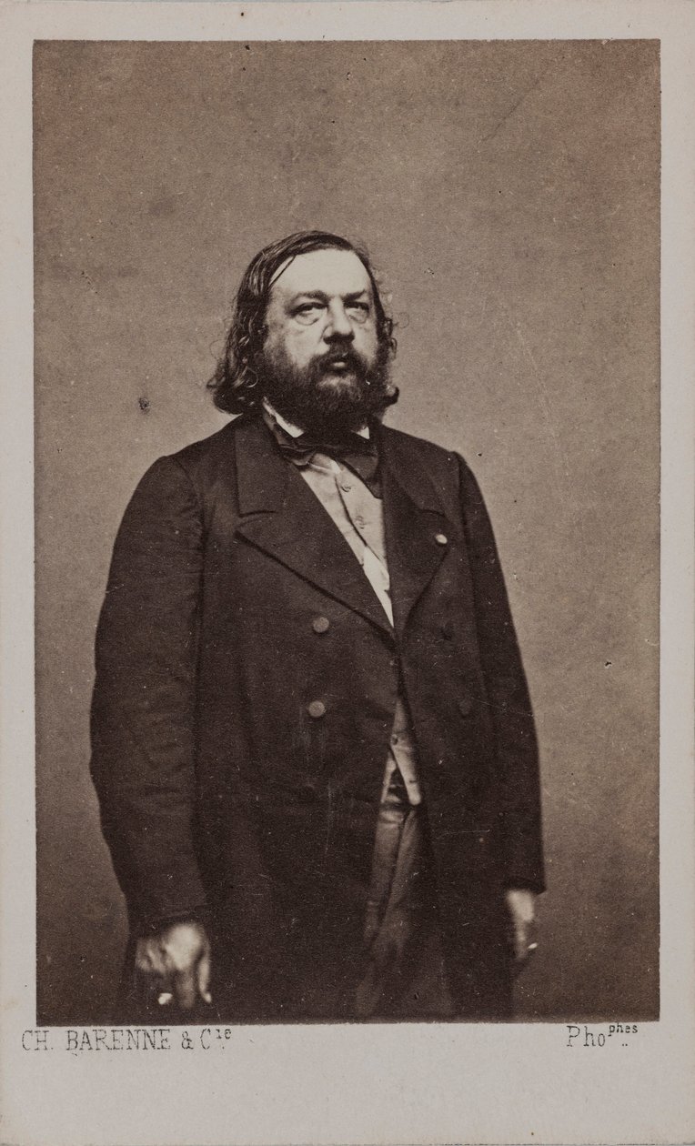 Ritratto del poeta Théophile Gautier 1811-1872, 1872 da Charles Amédée Barenne