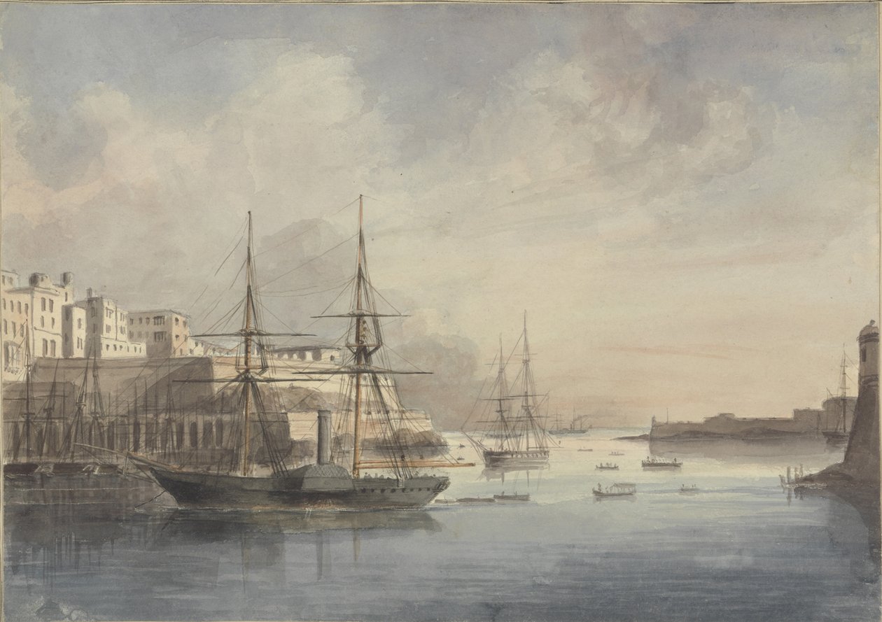 Vista di Malta da Charles Andrew Dyce
