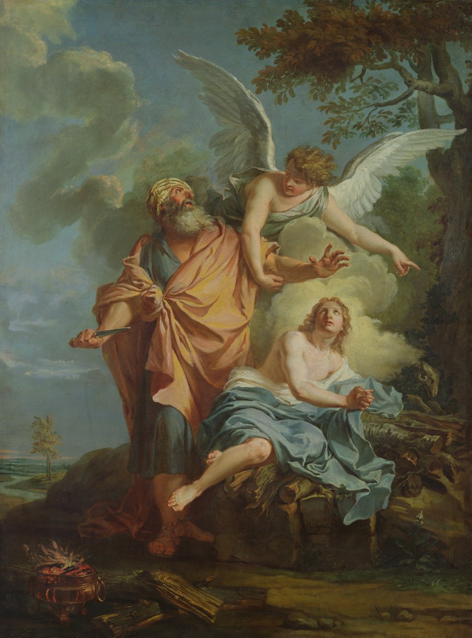 Abramo che sacrifica da Charles Antoine Coypel