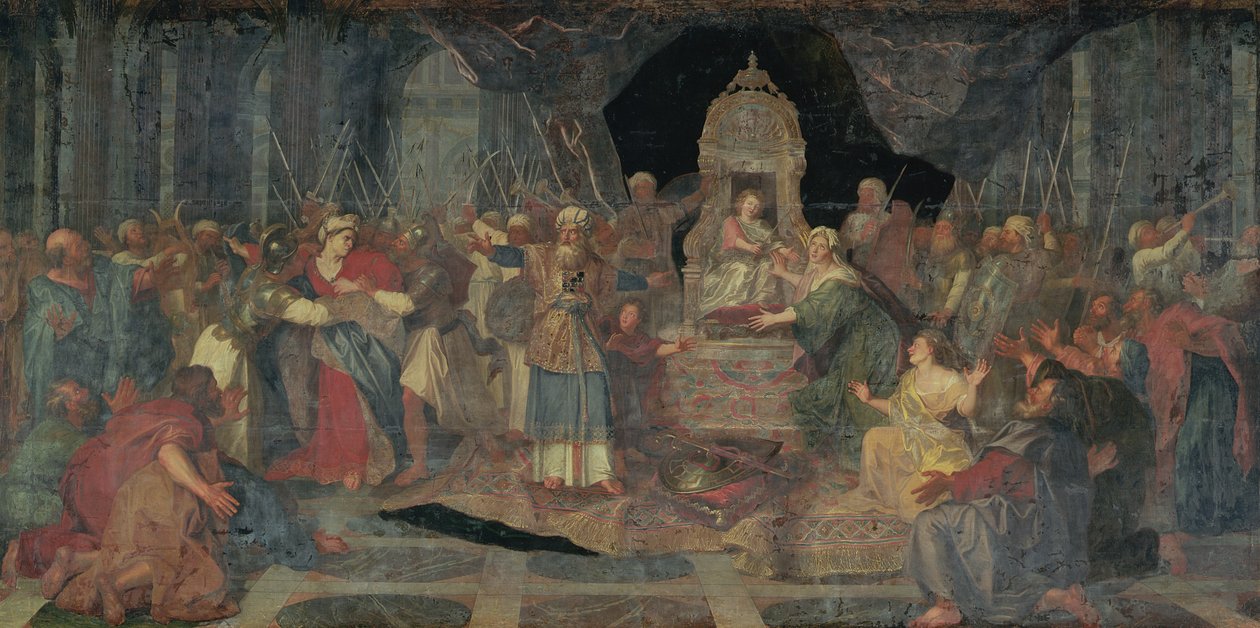 Atalia cacciata dal Tempio, 1710 da Charles Antoine Coypel